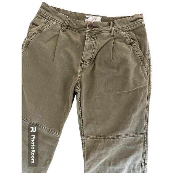 Free People Women’s Low Rise Green Jeans Pants Size 26 - Picture 4 of 10